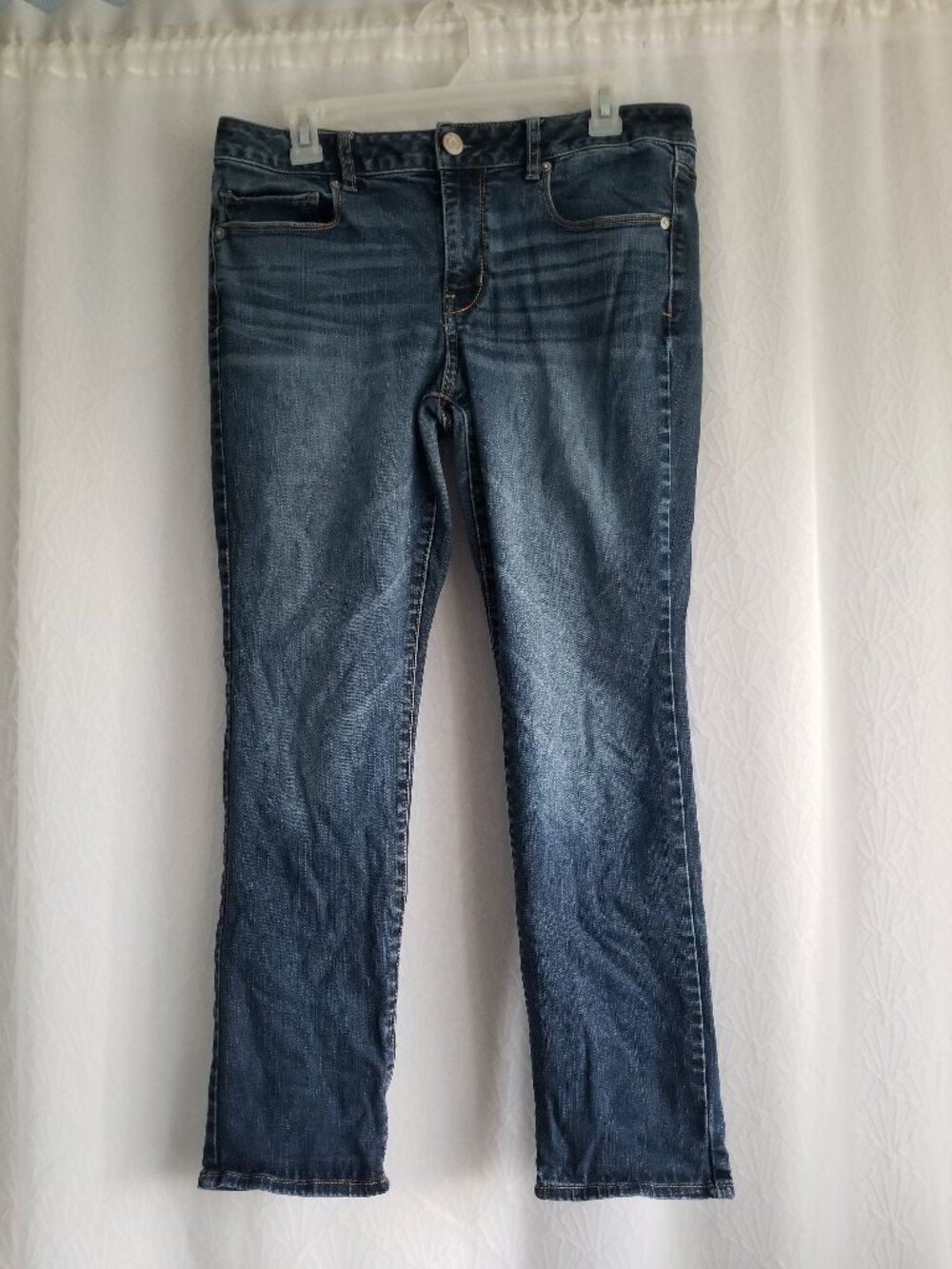American Eagle Outfitters Skinny Stretch Jeans 14 Short - Picture 2 of 8